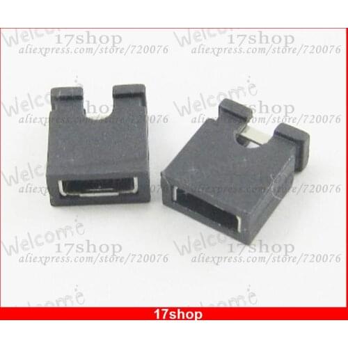 5000pcs 2Pin 0.1inch 2.54mm Jumpers Female Open Top for squate type Headers