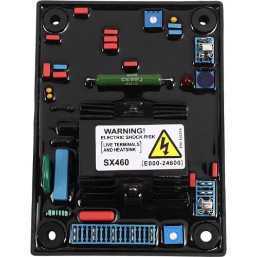AVR SX460-A SX 460-A 460 with Red Capacitor Soft Glue Better Quality Accessories Automatic Voltage Regulator for Generator
