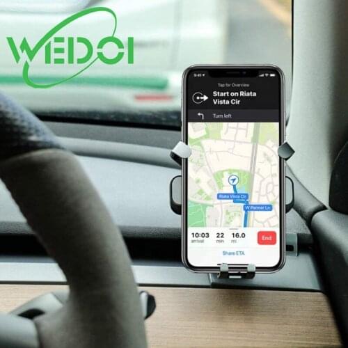 Car Moblie Phone Holder For Tesla Model 3/Y 2016-2021 Car Phone Mount Holder GPS Display Bracket Car Accessories