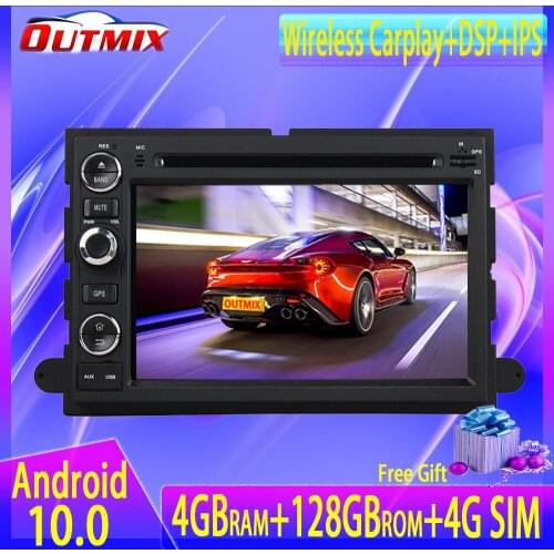 Android 10 Car GPS Navigation For Ford Fusion/Explorer/F150/ Edge/Expedition Multimedia Player Head Unit Radio Tape Recorder DPS