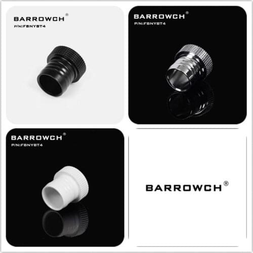 Barrowch PC water cooling fittings soft tube connector 3/8"|1/2" Barb with Female Thread cooler heatsink gadget FBNYBT3 FBNYBT4