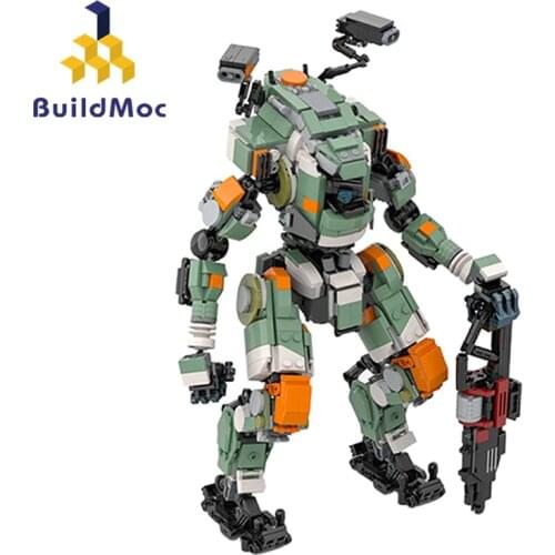 Buildmoc Creative Expert Mecha Game Titanfalls 2 BT-7274 Vanguard-class Titan Technical Robot Building Blocks Toys For Children