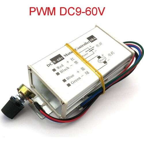 9V-60V 20A DC Motor Speed Regulator Pulse Width Modulator PWM Control Switch Governor 12V 24V 60V