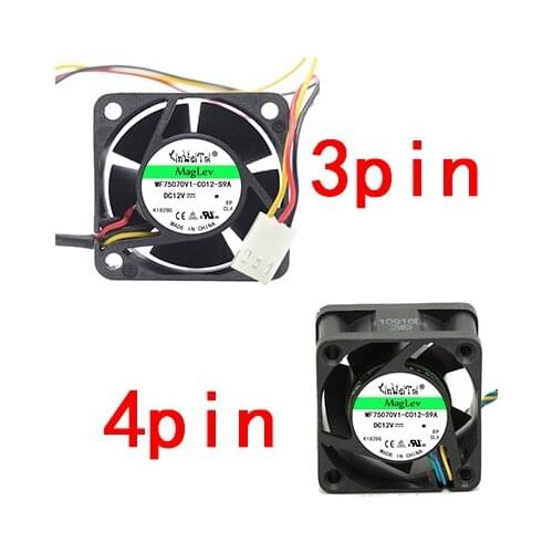 2PCS FAN FOR Free Delivery.FD124020EB 4020 4cm 4CM12V 0.12a Dual Ball Fan Super Durable 3PIN OR 4PIN