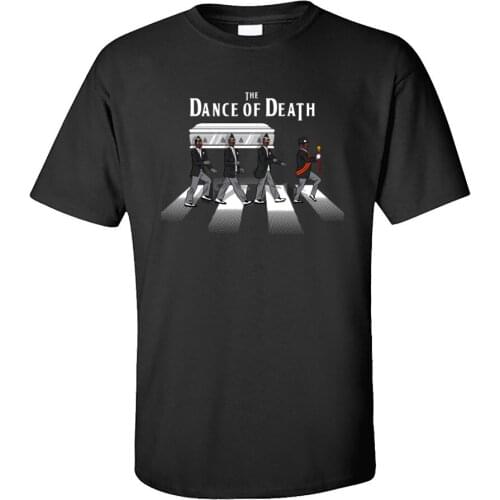 Street Coffin Men T Shirts The Dance of Death T-Shirts 100% Cotton Hip-hop O Neck Short Sleeve Anti-racism Tee Shirt Popular