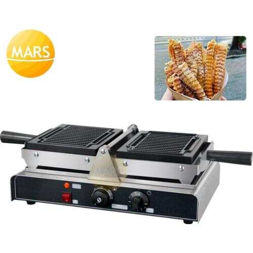 Hot Snack French Fries Waffel Pommes Maker Non Stick Waffle Bread Machine Sandwich Iron Toaster Baking Breakfast Pan Oven