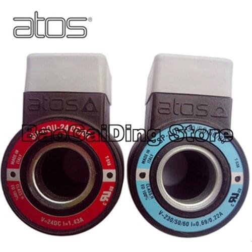 ATOS Solenoid Valve Coil SP-COU-24DC/80,SP-COI-230/50/60AC/80 for Crane 18mm Hole,40mm Length, JORC Coil