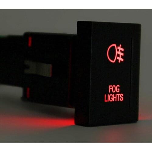 12v-24v push button Switch For V W Amarok FOG lights symbol On/Off switch