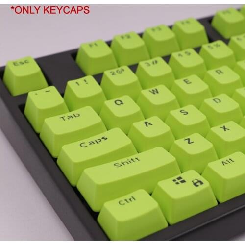 Mechanical Keyboard Keycaps Light Green OEM Profile Height 104 Keys for 60% 68% 80% 104 Keyboard Anne Pro 2 GK61 SK61 PC Game