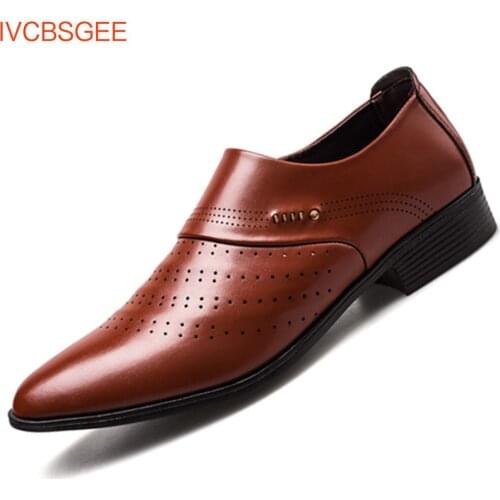 2021 Formal Shoes Men Pointed Toe Men Dress Shoes Patent Leather Mens Oxford Formal Shoes For Men Fashion Dress Footwear 38-48