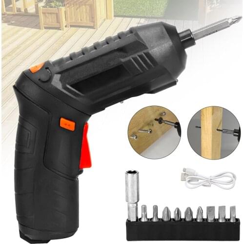 Electric Screwdriver Set USB Rechargeable Mini Cordless Screwdriver Drill Bit Kit Power Tools Portable Repair Tool Screw Driver