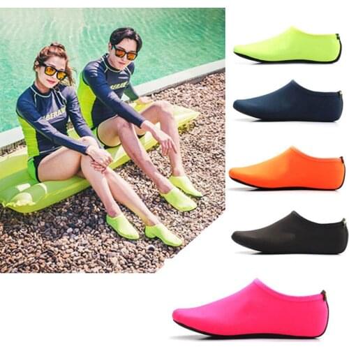 Unisex Diving Sock Barefoot Water Sports Skin Shoes Aqua Sock Snorkeling Seaside Swimming Pool Non-slip Sock Anti-skid Yoga Shoe
