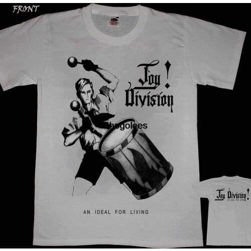New DTG printed T shirt Joy Division An Ideal for Living Post punk gothic rock sizes SMLXL2XL3XL4XL5XL6XL7XL