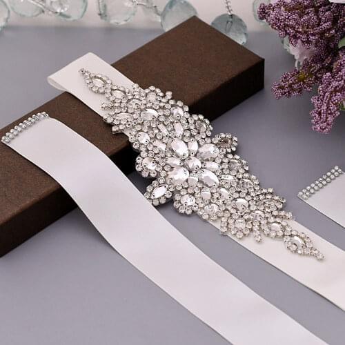 TRiXY S01 Luxury Bridal Belt Wedding Belt Women Accessories Bride Bridal Sashes Belts For Women Evening Party Prom Gown Dress