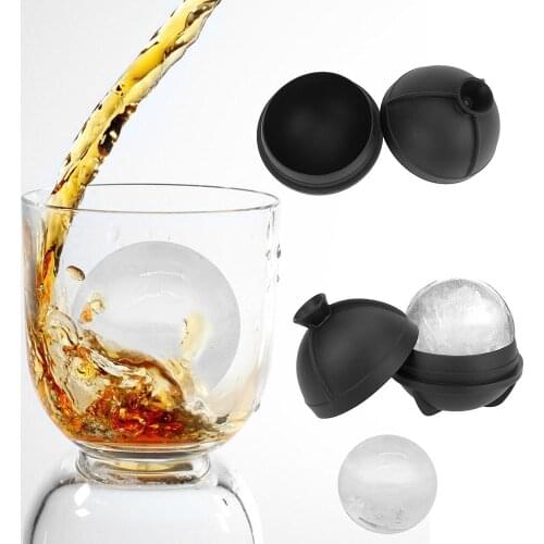 Ice Ball Maker Silicone Ice Hockey Mold DIY Tool 3D Bar Accessories Whiskey Wine Cocktail Ice Cube Sphere Mould