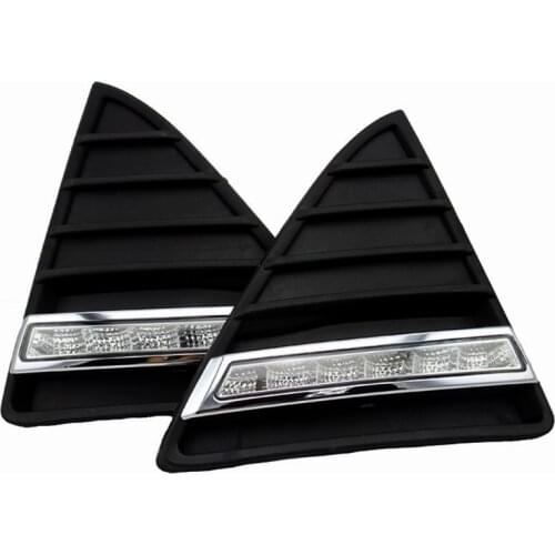 2Pcs/Set Waterproof Day Light LED Daytime Running Lights DRL For Ford Focus 2012 2013 2014 With Turning Signal Lights