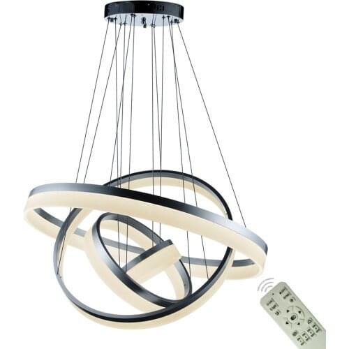 LED Dimmable Pendant Lights Modern Dining Room Lamp Hanging Light Pendants Lamps Circle Lighting Ceiling Lamps Indoor Fixtures