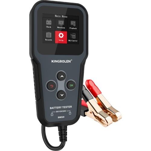 6V/12V/24V Auto Battery Tester Analyzer BM520 Check Motorcycle Car truck 100 to 2000 CCA Car Battery Diagnostic Tools