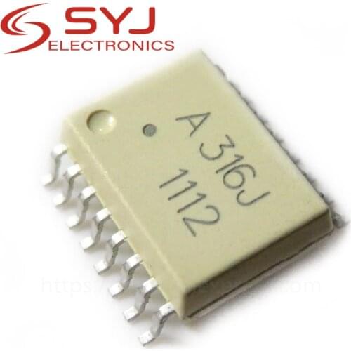 10pcs/lot A316J HCPL-316J HCPL316J 316J SOP-16 In Stock