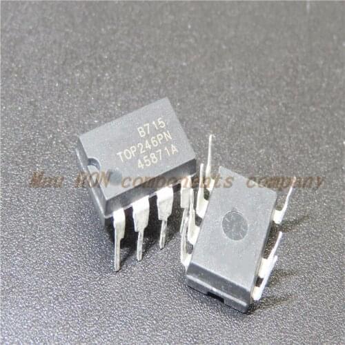 10PCS/LOT TOP246PN TOP246 DIP-7 Power Management Chip IC In Stock Quality 100