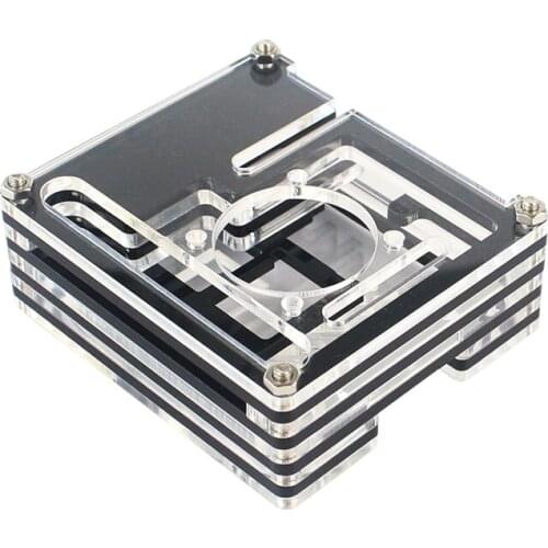 9 layers Acrylic Case for Raspberry Pi 3A Plug Shell Easy Intall High Quality Enclosure for Raspberry Pi 3 Model A