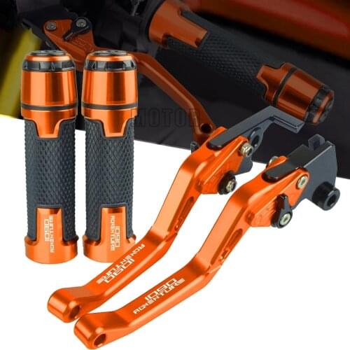 Motorcycle Accessories Extendable Brake Clutch Levers Handlebar Handle Hand Grips For 1090ADVENTURE 1090 Adventure ADV 2017-2020