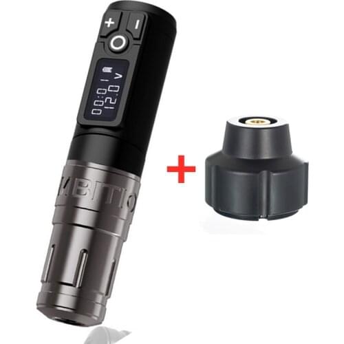 AMBITION Storm Wand Wireless Tattoo Pen Machine Brushless DC Motor Fast Charging 1950 mAh Lithium Battery for Body Art