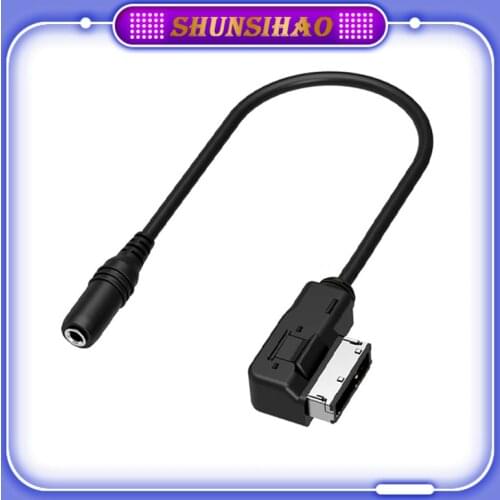 Ouchuangbo 3.5mm benz AMI cable music interface to stereo jack cable audio adapter cable for W204 W176 W207 W211 W212 Benz AMI
