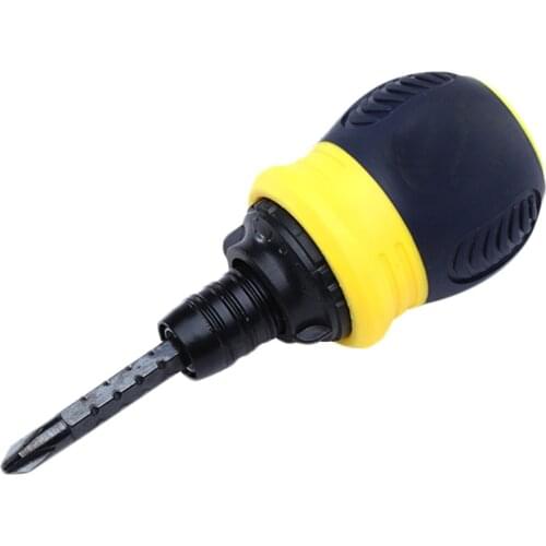 Dual Purpose Screwdriver Short Shank Cross Slot Bits Screwdriver Bit Tools Set Chrome Vanadium Steel Ratchet Screwdriver Tool