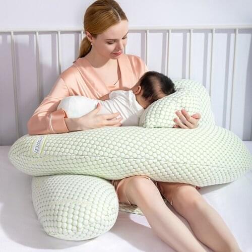 Breathable Maternity Nursing Sleeping Pillow For Side Sleeper Pregnancy Pillow Waist Lumbar Support Pregnant Cushion