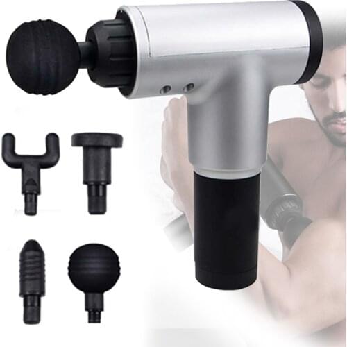 Electric Muscle Body Massage Gun Exercising Muscle Electric Massager Gun for Neck and Back Vibrator Slimming Shaping