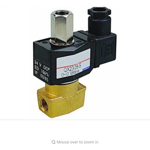 1/8" 3/2 way solenoid valve with square coil IP65