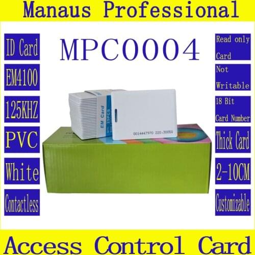 Wholesale Hot Selling Contactless Smart White RFID NCF Tags Cards Access Control Card Smart ID Token PVC Material 50PCS C04C