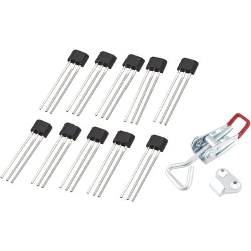 HOT-11 Pcs Tool: 10Pcs Y3144 Sensitive Hall Effect Sensor Magnetic Detector 4.5-24V & 1 Pcs Home Toolbox Case Spare Fitting Meta