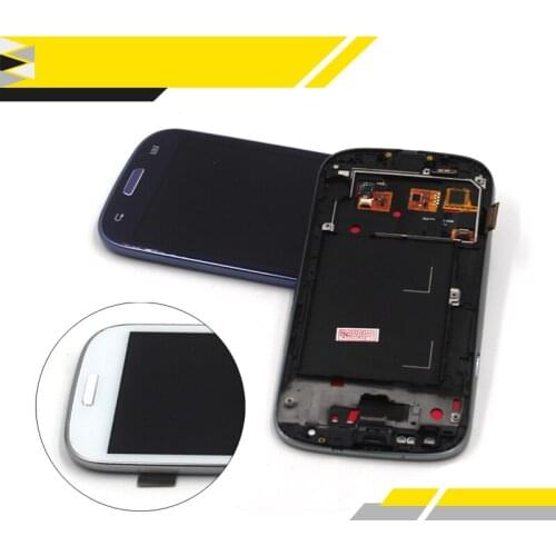 I9300 Screen for Samsung S3 i9300 LCD with Touch Display frame s3 i9300 display Compatible for Samsung Galaxy S3 i9300 LCD
