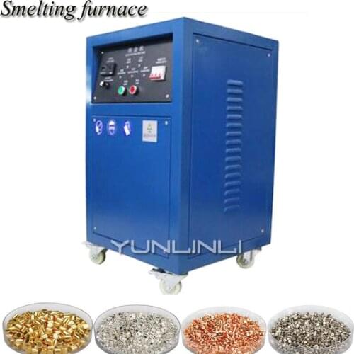 Induction Heating Gold Melting Furnace 4kg Industrial High Frequency Smelting furnace with 1pc Crucible Clamp & Pipe BF-H4