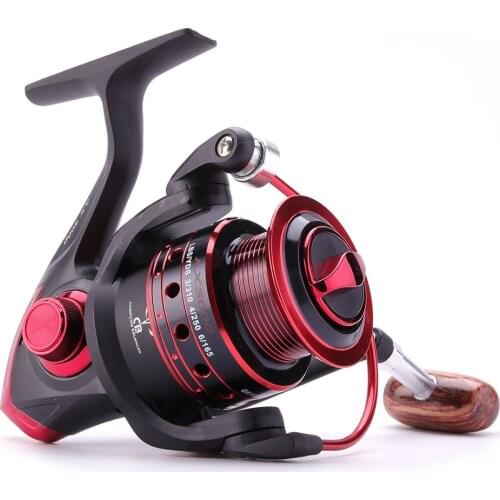 Spinning Fishing Reel 12BB + 1 Bearing Balls 500-9000 Series Metal Coil Spinning Reel Boat Rock Fishing Wheel
