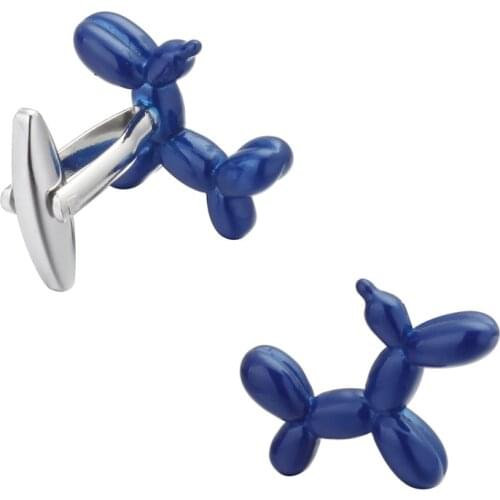 KC high quality copper Blue Balloon Dog men shirt Cufflinks French wedding Cufflinks wholesale manufacturers