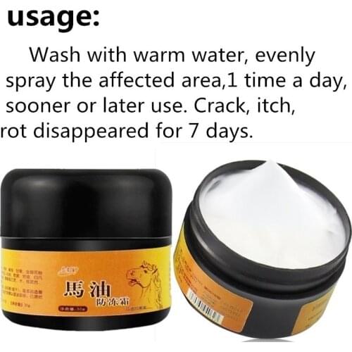 Horse Oil body Cream Antifreeze Anti Dry Crack Hands Feet Cream Repair Heel Chapped Peeling Skin Lasting Moisturizing Detox