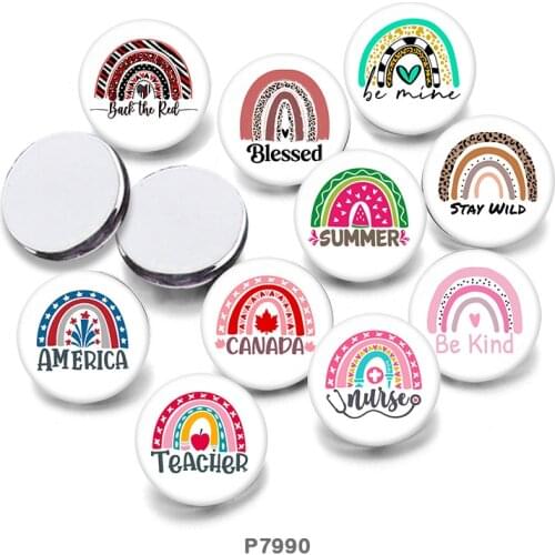 Pattern 12mm/18mm/20mm/25mm/30mm Round Glass Cabochon Flat Back Making Findings P7990