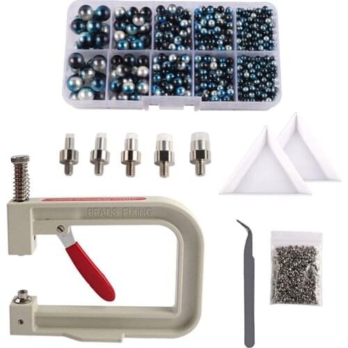 Pearl Setting Machine DIY Handmade Beads Hand Press Tool for Clothes Crafts Fixing Machine Pearl Setting Machine Tools