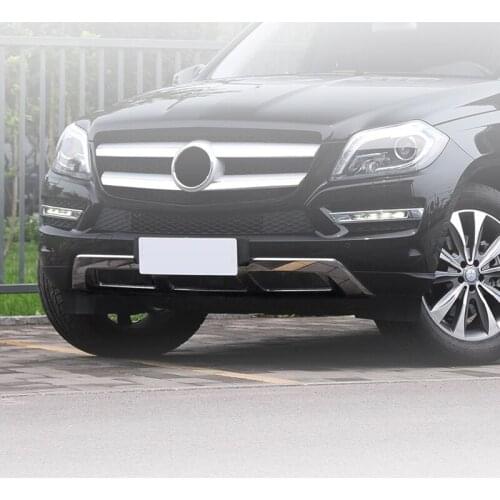 Musion Auto Chrome Trim Parts Front Bumper Abs Protector Fit For Benz GL W166 GL350 GL450 GL400 Year 2013-2015 OE 1668852825