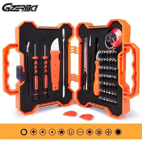 All in one Electronics Repair Tool Kit with 42pcs Bits Magnetic Driver Kit & Toolbox for iPhone Xbox PS4 PC Tablet Laptop Repair