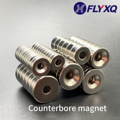 Small Countersunk Round NdFeB Neodymium Magnet Powerful Rare Earth Permanent Fridge Magnets for DIY Common magnet sets