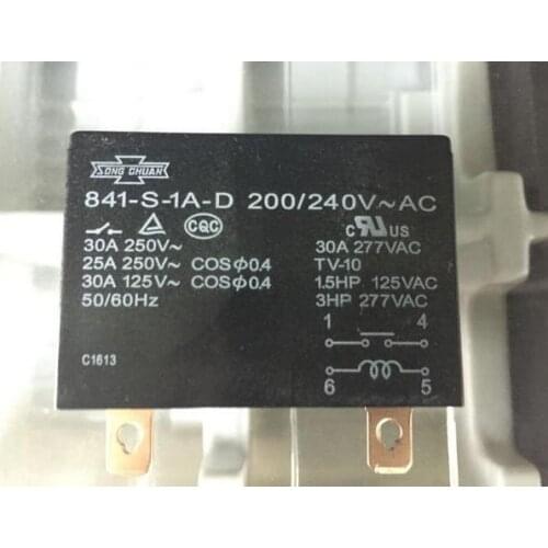 NEW 841-S-1A-D-200/240VAC 841-S-1A-D 200/240VAC 841S1AD-200/240VAC 841S1AD 200/240VAC 200VAC 240VAC DIP4