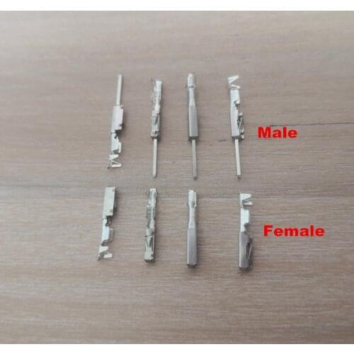 20/50/100sets/lot Male and Female Crimp Terminals (Pins) For Repair Wire Contact Terminal For BMW 61131393723 61131383776