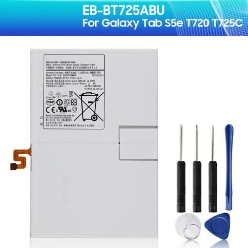 SAMSUNG Original Replacement Battery EB-BT725ABU For Samsung Galaxy Tab S5e T725C T720 Tablet Battery 7040mAh