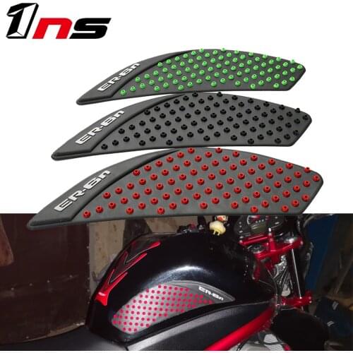 For Kawasaki ER6N ER-6N 2006-2015 Motorcycle Protector Anti slip Tank Pad Sticker Gas Knee Grip Traction Side