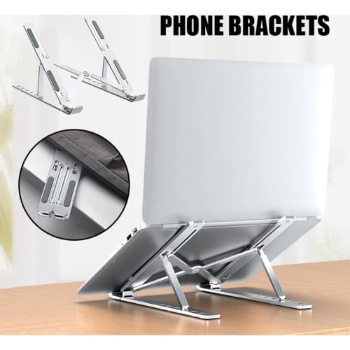 Laptop Stand Tablet Stand Adjustable Aluminum Alloy Laptop Computer Holder Foldable Portable Desktop Holder NK-Shopping
