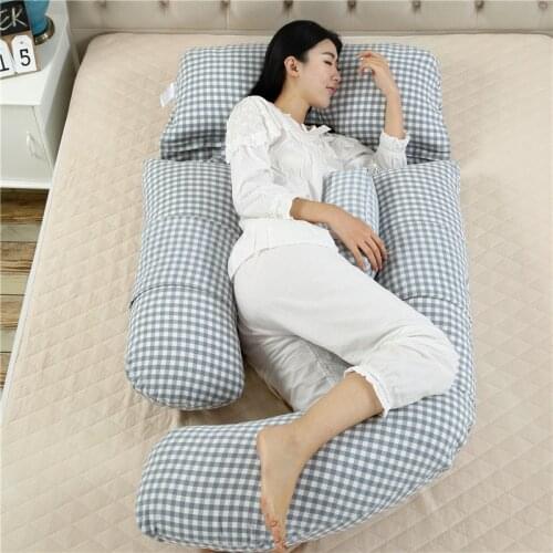 Pregnancy Pillow Body Pillow for Pregnant Women Comfortable G or U-Shape Cushion Long Side Sleeping Maternity Pillows